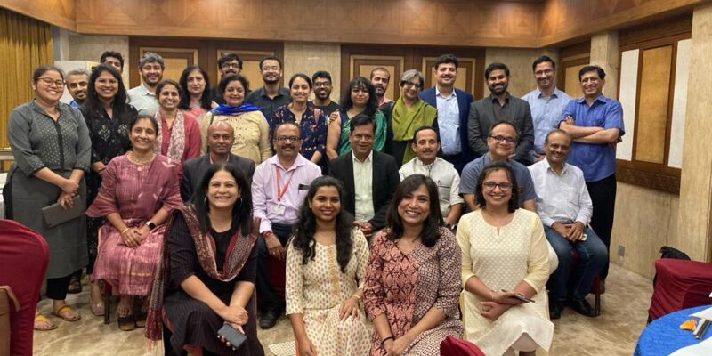 Team of researchers posing for a photograph